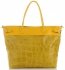 Bőr táska shopper bag Vittoria Gotti sárga V691622