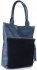 Bőr táska shopper bag Vittoria Gotti kék V270