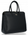 Bőr táska kuffer Vittoria Gotti fekete V2392