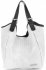 Bőr táska shopper bag Vittoria Gotti világos bézs V80050