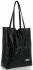 Bőr táska shopper bag Vittoria Gotti fekete V299COCO
