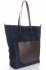 Bőr táska univerzális Genuine Leather tengerkék 808036