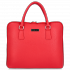 Bőr táska aktatáska Vittoria Gotti piros V556052