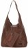 Bőr táska shopper bag Vittoria Gotti barna V8804