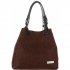 Bőr táska shopper bag Vittoria Gotti barna V80047