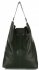 Bőr táska shopper bag Vera Pelle zöld 3292