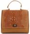 Bőr táska kuffer Genuine Leather vörös 295
