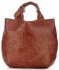 Bőr táska shopper bag Genuine Leather barna K216