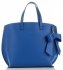 Bőr táska shopper bag Vittoria Gotti kobalt V6D BIGko