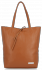 Bőr táska shopper bag Vittoria Gotti vörös V21E