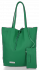 Bőr táska shopper bag Vittoria Gotti sárkányzöld V775