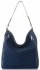 Bőr táska shopper bag Vittoria Gotti tengerkék V3368