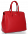 Bőr táska kuffer Vittoria Gotti piros V2392