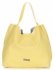 Bőr táska shopper bag Vittoria Gotti lime V230