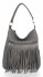 Bőr táska shopper bag Roberto Ricci szürke 19136