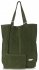 Bőr táska shopper bag Vittoria Gotti zöld V22