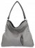 Uniwersalna Torebka damska Shopper Bag XL firmy Hernan HB0170 Jasno Szara