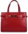 Elegancka Torebka Damska Kuferek firmy Herisson 19R509 Ciemno Czerwona