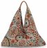 Włoska Torebka Shopper bag w Modne Wzory 835 Multikolor