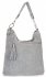 GEANȚĂ DIN PIELE shopper bag Genuine Leather albastru deschis 1330