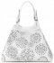 GEANȚĂ DIN PIELE shopper bag Vittoria Gotti alb V8913
