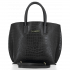 GEANȚĂ DIN PIELE cufăr Vittoria Gotti negru V4382COCO