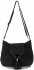 GEANȚĂ DIN PIELE tip poștaș Genuine Leather negru 4022