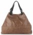 GEANȚĂ DIN PIELE shopper bag Genuine Leather maro pământiu 898G
