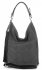 GEANȚĂ DIN PIELE shopper bag Genuine Leather gri G100