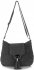 GEANȚĂ DIN PIELE tip poștaș Genuine Leather gri 4022