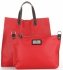 GEANȚĂ DIN PIELE universală Genuine Leather roșu 691756