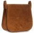 GEANȚĂ DIN PIELE tip poștaș Genuine Leather roșcat 0003