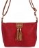 GEANȚĂ DE DAMĂ tip poștaș BEE BAG vișiniu 0802S17