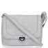 GEANȚĂ DE DAMĂ tip poștaș BEE BAG gri deschis 1002S24