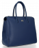 GEANȚĂ DIN PIELE cufăr Vittoria Gotti bleumarin V2392