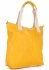 GEANȚĂ DIN PIELE shopper bag Vera Pelle galben 1356