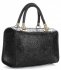 GEANȚĂ DIN PIELE cufăr Genuine Leather negru 214E