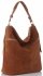 Kožené kabelka univerzálna Genuine Leather ryšavá 5577C