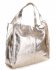 Kožené kabelka shopper bag Vittoria Gotti zlatá V9