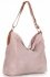 Kožené kabelka shopper bag Vittoria Gotti púdrová ružová V2054