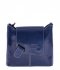 Kožené kabelka listonoška Vera Pelle 600 tmavo modrá