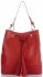 Kožené kabelka shopper bag Vittoria Gotti červená V344