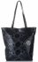 Kožené kabelka shopper bag Vittoria Gotti čierna V16299
