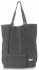 Kožené kabelka shopper bag Vittoria Gotti šedá V22