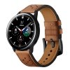 TECH-PROTECT LEATHER SAMSUNG GALAXY WATCH 4 / 5 / 5 PRO / 6 BROWN