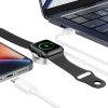 TECH-PROTECT ULTRABOOST 2IN1 MAGNETIC CHARGING KABEL  & LIGHTNING 150CM APPLE WATCH WHITE