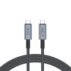TECH-PROTECT ULTRABOOST MAX USB 4.0 8K 40GBPS TYPE-C KABEL  PD240W 200CM GREY