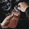 KLATKA FARADAYA ETUI TECH-PROTECT  KLR100 POUCH KEYLESS RFID SIGNAL BLOCKER CASE ESPRESSO