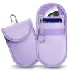KLATKA FARADAYA ETUI TECH-PROTECT  KLR100 POUCH KEYLESS RFID SIGNAL BLOCKER CASE LAVENDER