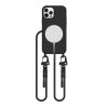 ETUI TECH-PROTECT  MAGNECKLACE MAGSAFE IPHONE 12 / 12 PRO BLACK
